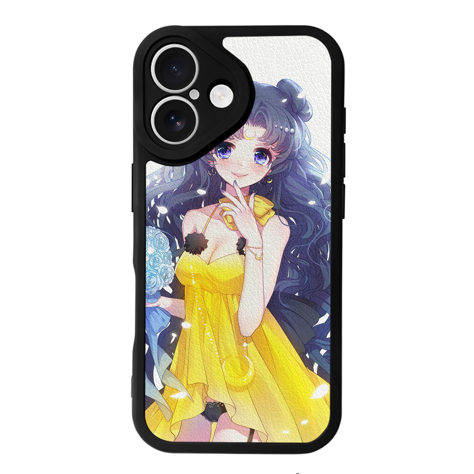 （画像用） 美少女戦士セーラームーン Sailor Moon 【iPhone 16シリーズ対応】シリコンスマホケース（レザー調） 材質：シリコン